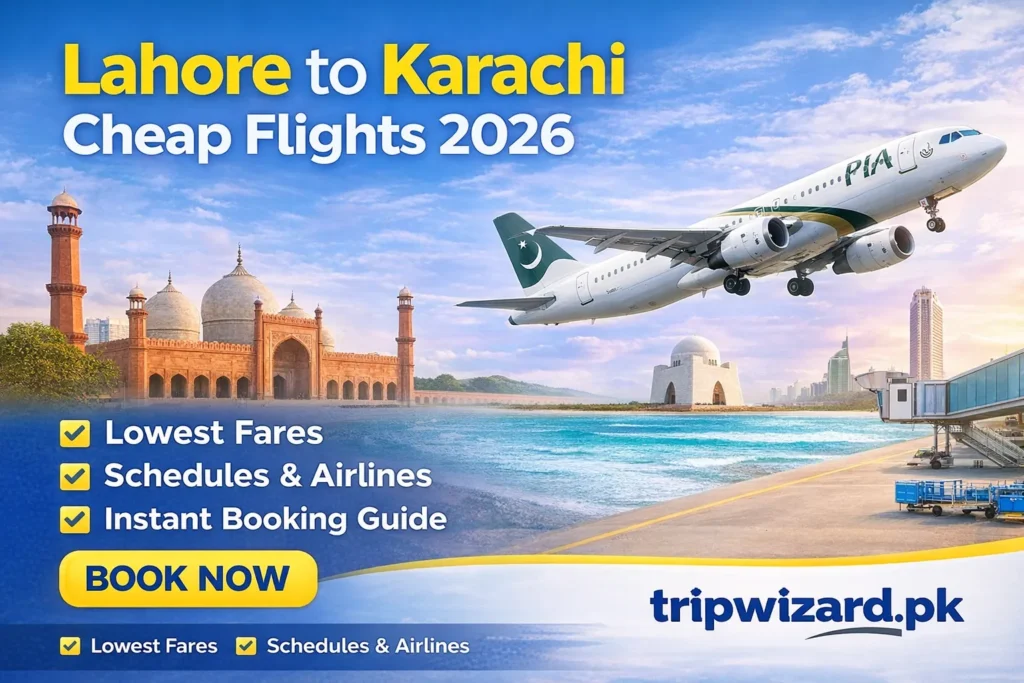 Lahore to Karachi Cheap Flights 2026