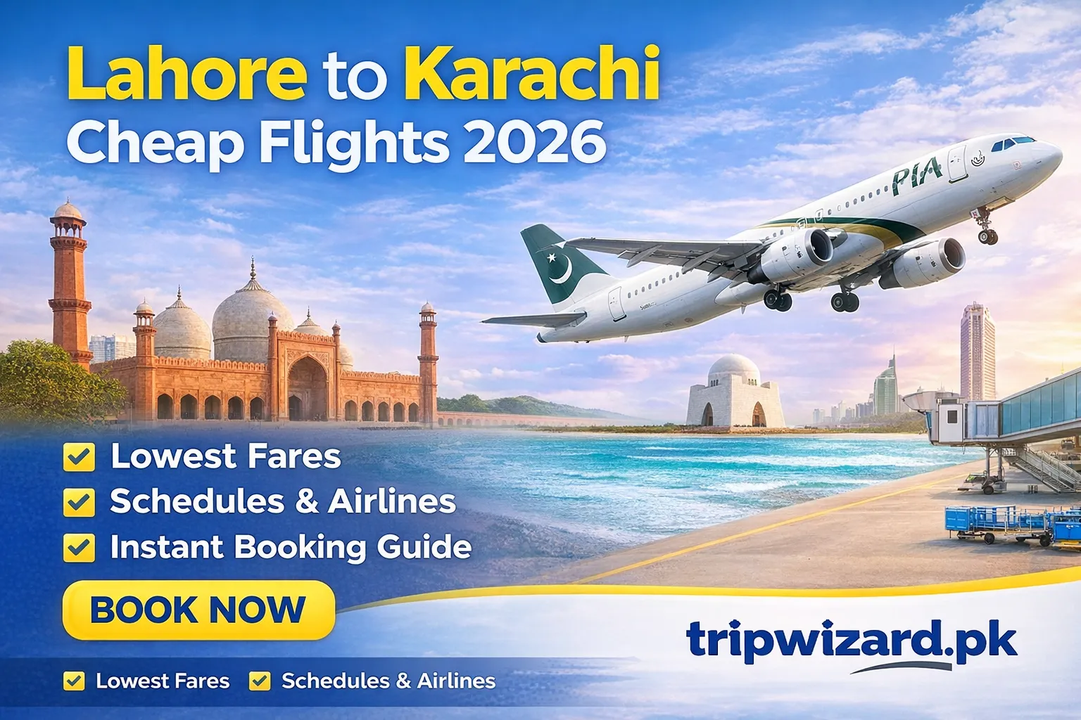 Lahore to Karachi Cheap Flights 2026