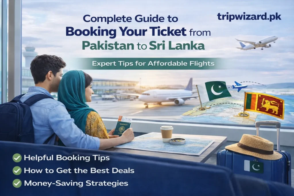 Ticket from Pakistan to Sri Lanka