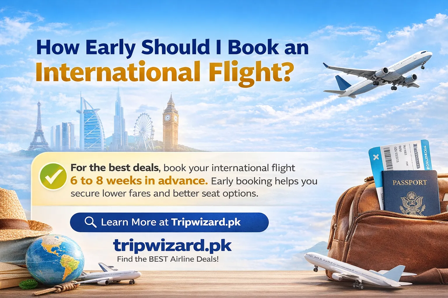 How Early Should I Book an International Flight?