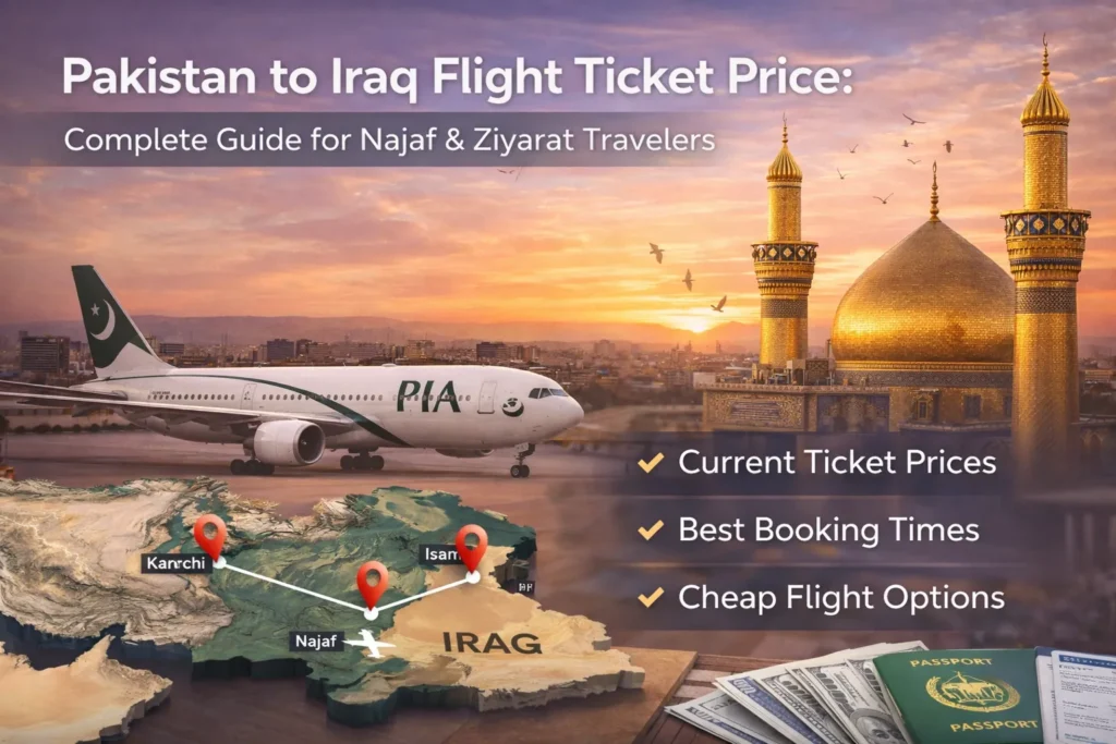 Pakistan to Iraq Flight Ticket Price