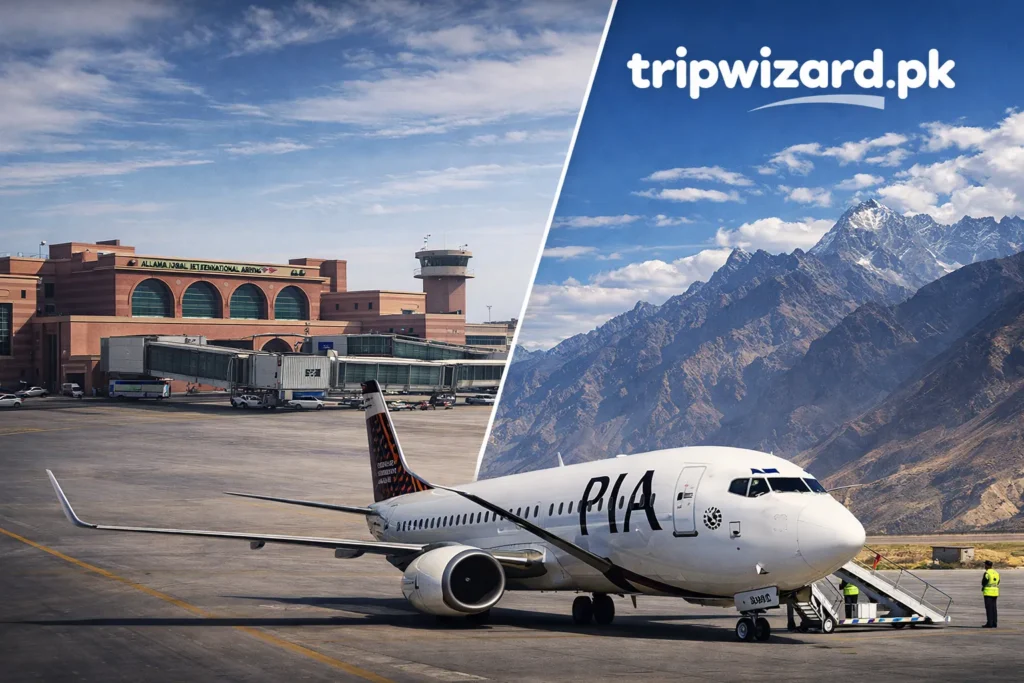 Airports for Lahore to Skardu Travel