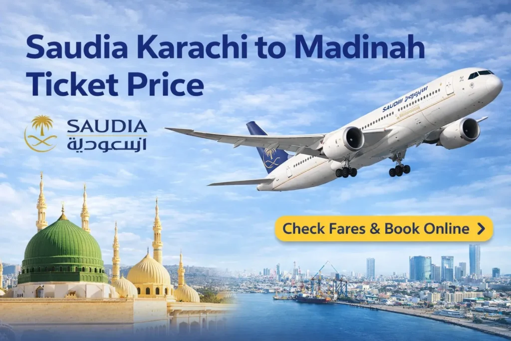 Karachi to Madinah Flights Ticket Price